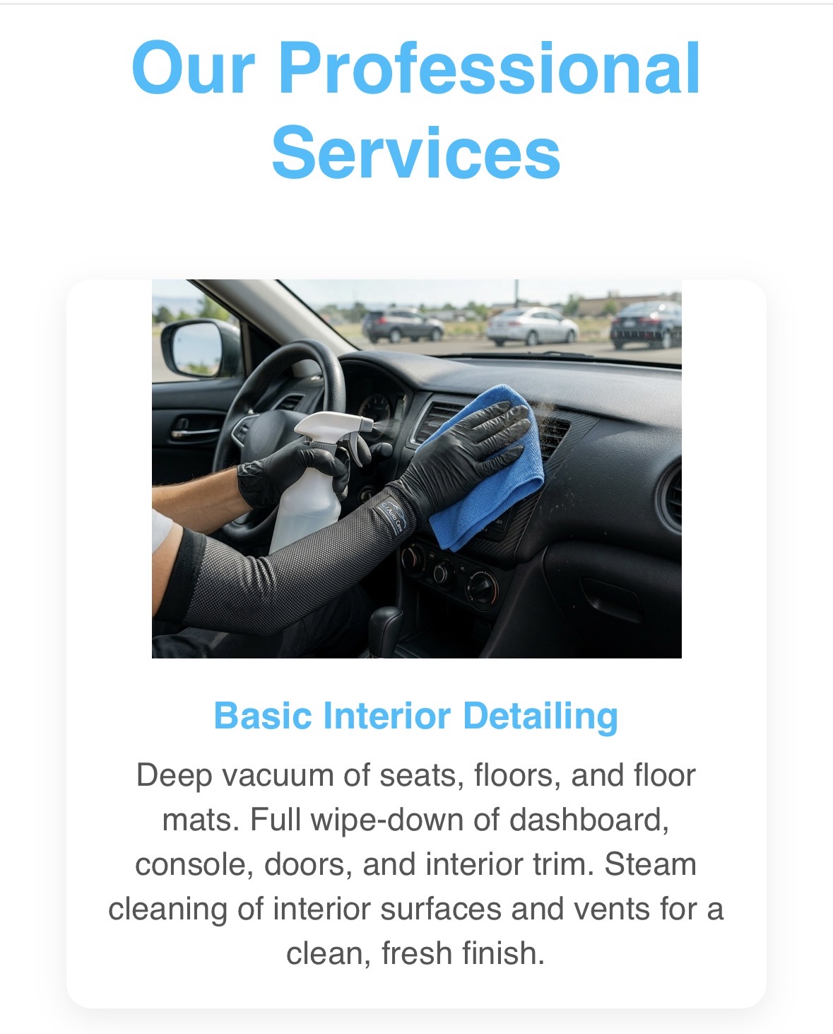 Basic Interior Page